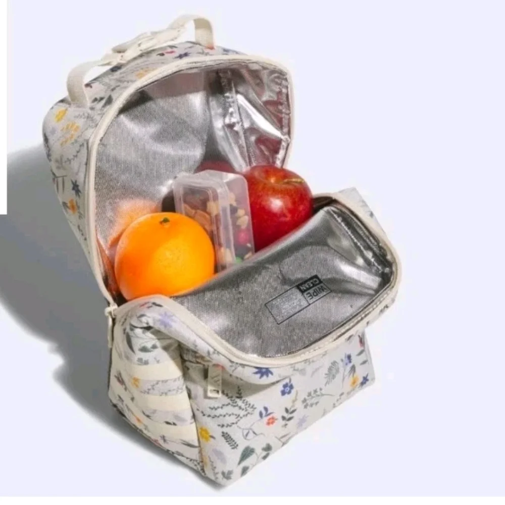 Adidas Lunch Bag Santiago 3 White Floral NWT $28